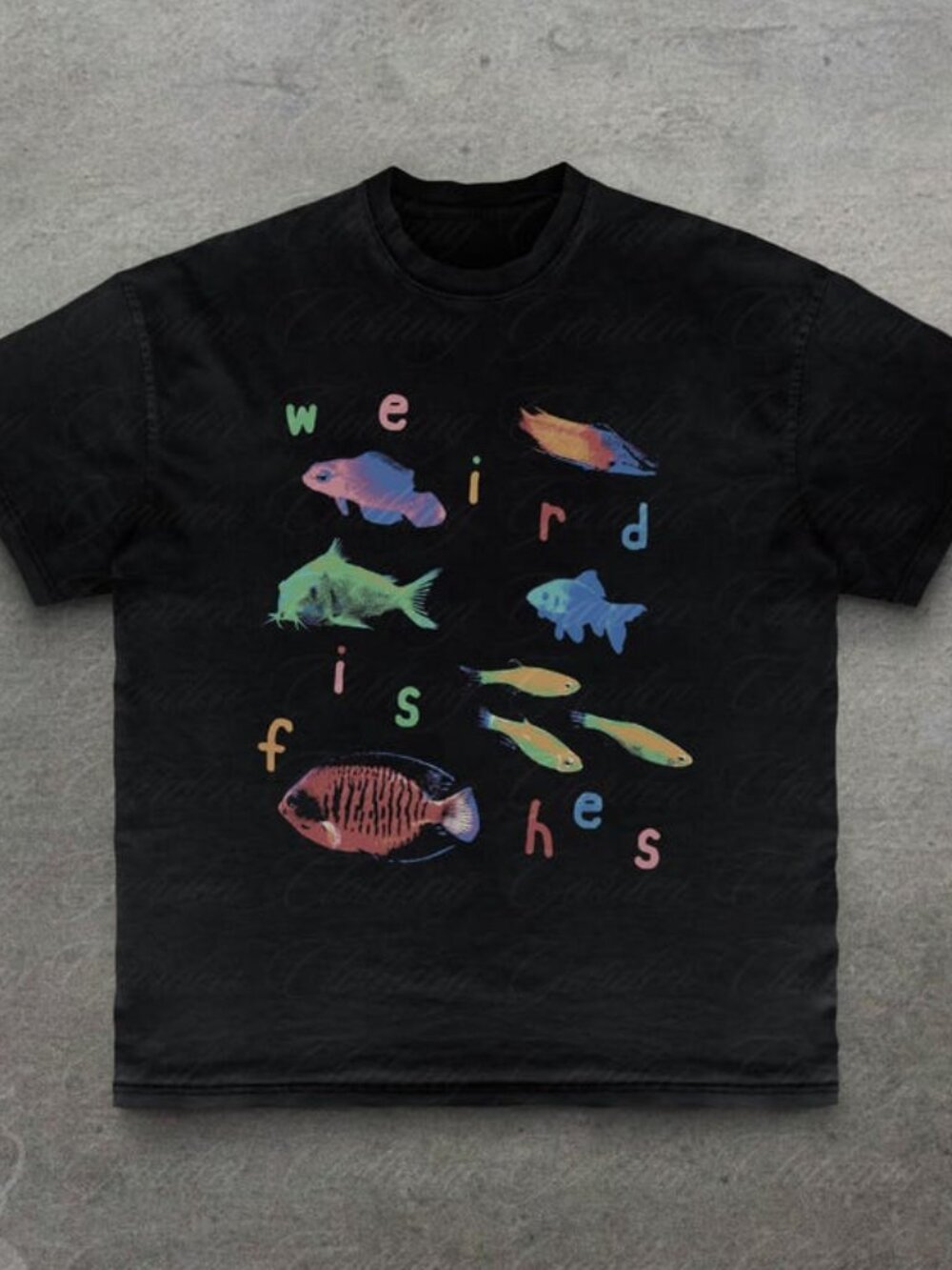 Weird Fishes Graphic Tee, Radio Head Style Graphic Tee